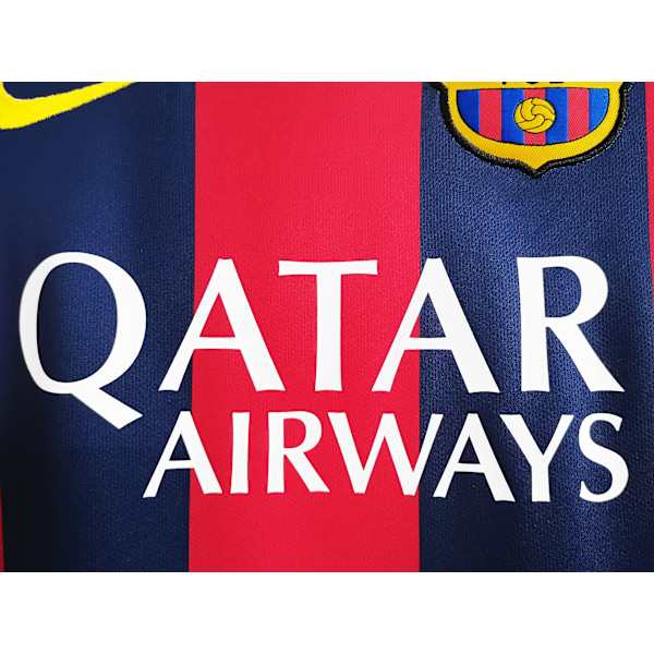 MSN Säsong 14-15 Barcelona Hemma Barn Jersey-dräkt Jordi Alba NO.18 Jordi Alba NO.18 L