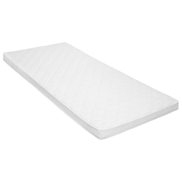 vidaXL Overmadrass 80x200 cm kaldskum eggprofil 6 cm White Vit