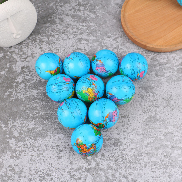 12./ sett Världskarta Foam Ball Earth Ball Leksaker