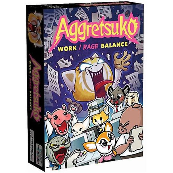 Aggretsuko Work/Rage Balance kortspil