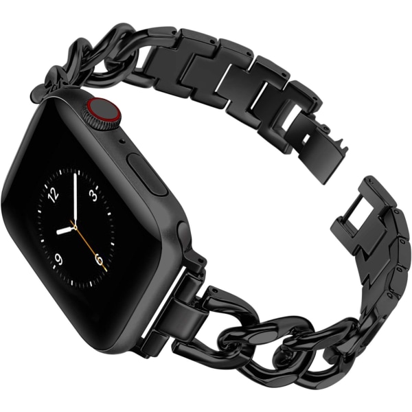Käsivarsinauha ja rostfritt stål är lämpligt for Apple Watch rem iWatch