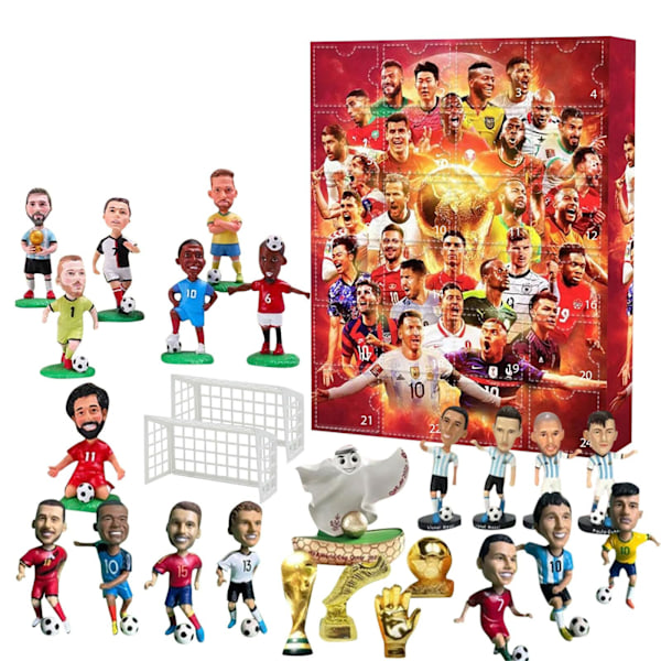 VM-Adventskalender 2024 VM-Adventskalender Jul Blind Box Messi, Cairo, Mbappe