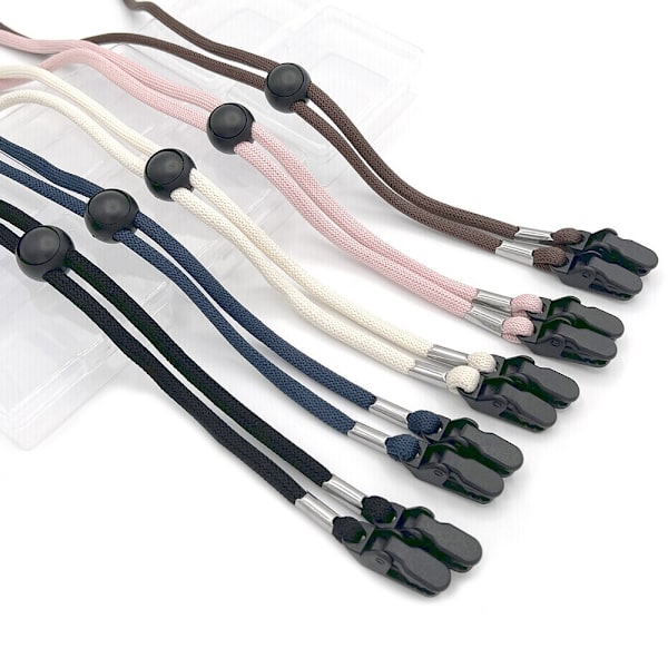4 st Hatthållare Hatt Hakband SVART black