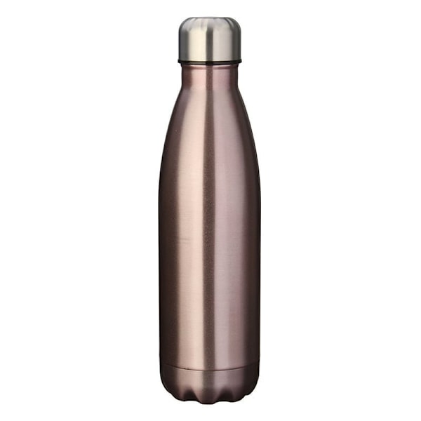 Isolerad vattenflaska i rostfritt stål - Rosé/Guld-XF6- Pink Rosa