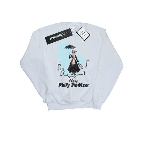 Disney Boys Mary Poppins Rooftop Landing Color Sweatshirt 9-11 Vit 9-11 år