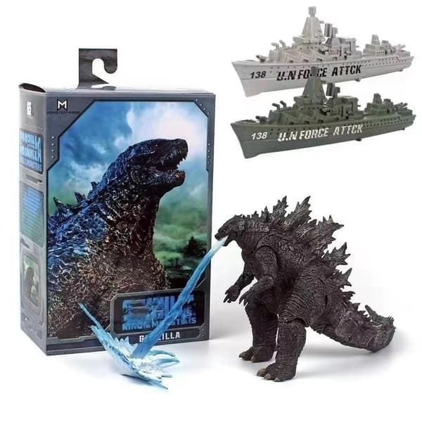 Godzilla vs. Kong legetøjsactionfigur, bevægelige led Godzilla actionfigur-FF- black