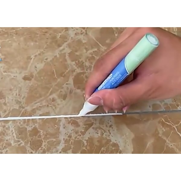 2 Kakel Grout Pens Vattentät Tile Gap Repair Pen Refill Grout Pen
