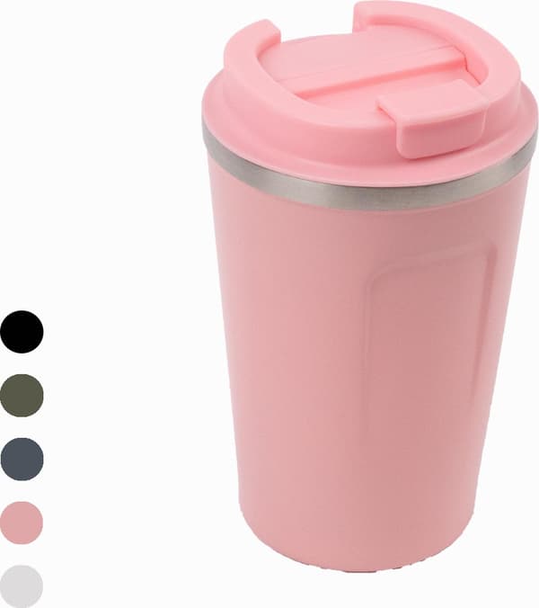 Termoskopp i rustfritt stål 380 ml Pink
