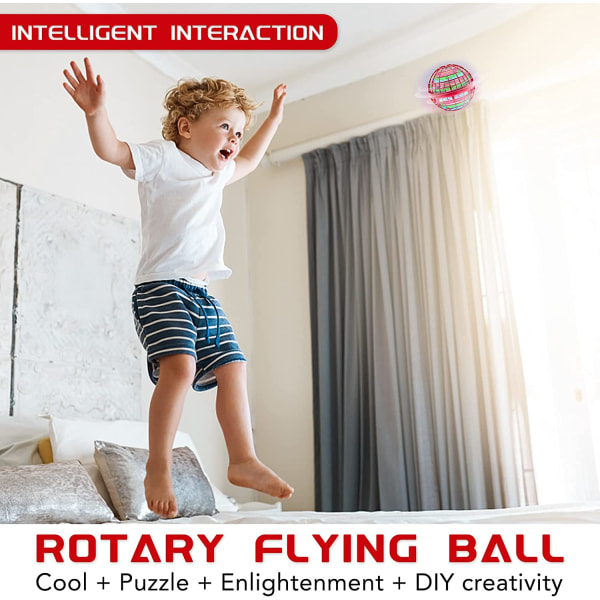 Flygande bollleksaker, 360° roterande handkontrollerad flygande klotboll