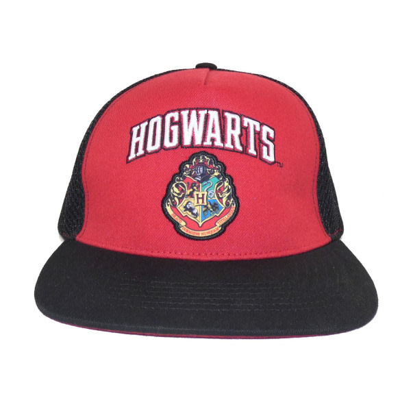 Harry Potter College Hogwarts Snapback Cap One Size Röd/Svart Red/Black One Size