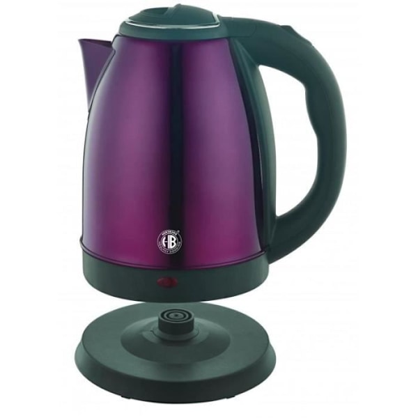 1,8L sladdlös vattenkokare i rostfritt stål Violet Herzberg HG5011-PUR-XF4-
