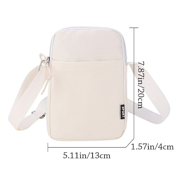 Axelväska Crossbody-väska VIT white