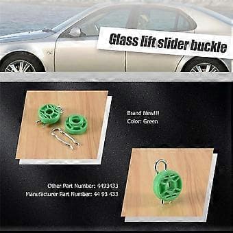 4 x sett Vindusheis Regulator Guide Rulle Foran For Saab 9-5 9-3 900-FF-