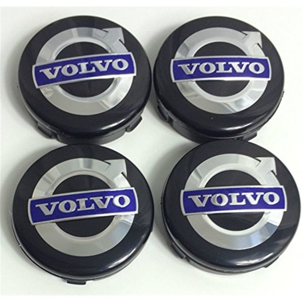 4st Center Caps Navkapslar till Volvo S60 S90 XC40 XC60 V90 S40 S80