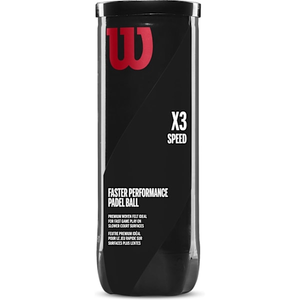 Wilson Padel X3 Speed - Padelbolde, 3 stk
