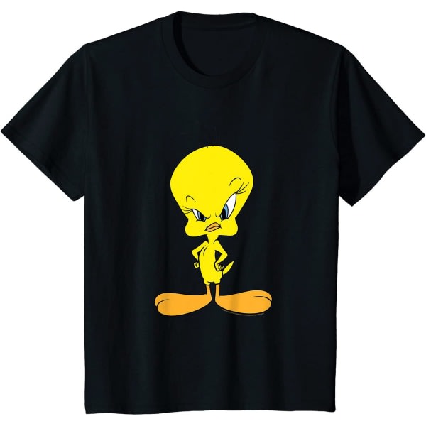 Looney Tunes Boys Angry Tweety T-paita puuvillaa 9-11 vuotta musta 9-11 vuotta