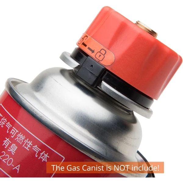 Campingspis gasadapter Gascylinderkonverteringsadapterkontakt för utomhusbutantankar för att skruva gaspatroner