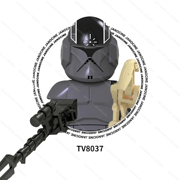 SW Rymdkriget Darth Mini Actionfigurer Klonsoldat Droider Jedi Anakin Skywalker Byggklossar i Plast Set Barnpresent TV8037