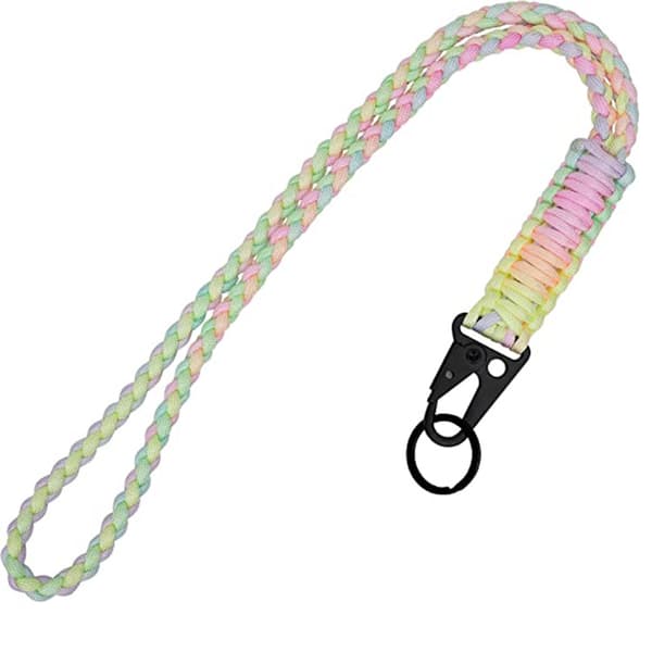 Snodd Nyckelring Stark Flätad Nyckelring Snodd Halsband Snodd-FF-