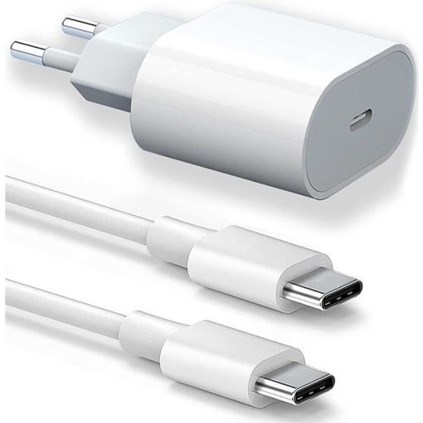 25W USB-C pikalataus + 20W 1M USB-C - USB-C -kaapeli iPhone 15 Pro Maxille - iPhone 15 Plusille - iPhone 15 Prolle - iPhone 15:lle