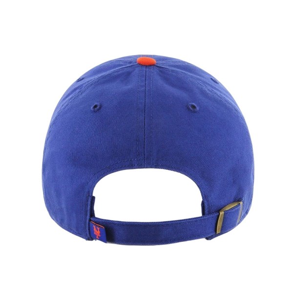 47 Unisex voksen MLB New York Mets kasket One Size Royal B Royal Blue/Orange One Size