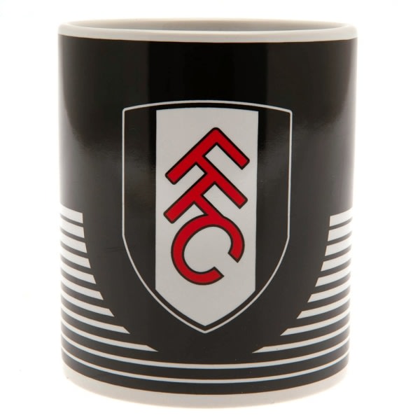 Fulham FC Lines Krus One Size Sort/Hvid One Size