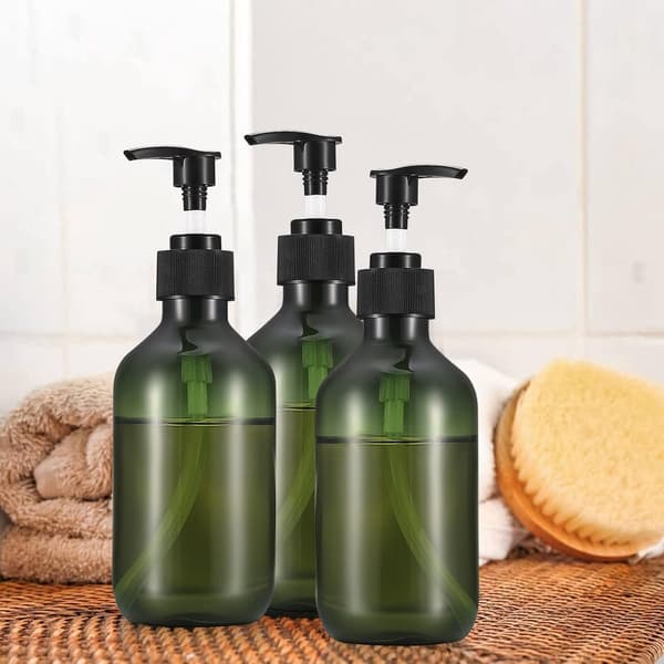 Pumpflaskor (2-pack, 500 ml) — Lämpliga för schampo, kroppstvål, handtvål och balsam.