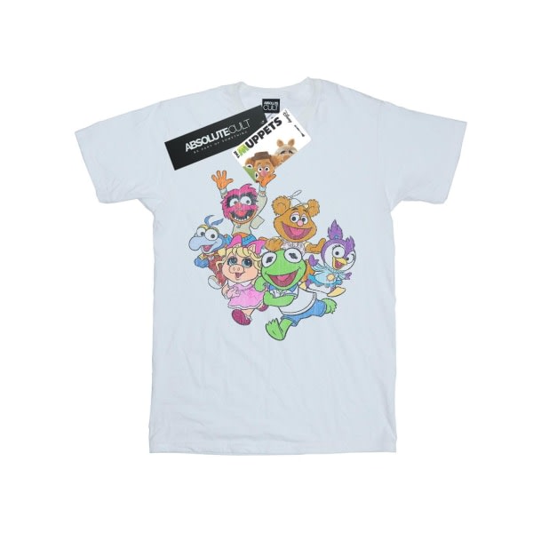 Disney Girls The Muppets Muppet Babies Color Group Cotton T-Sh White 12-13 Years