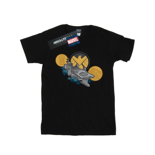 Marvel Boys SHIELD Hellicarrier T-paita 5-6 vuotta Musta 5-6 vuotta