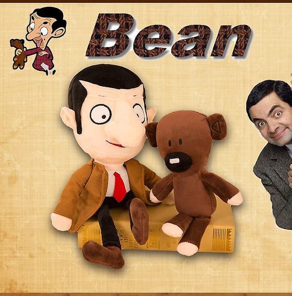 Mr. Bean og hans Mr. Bear Bean plysjleker -FF-