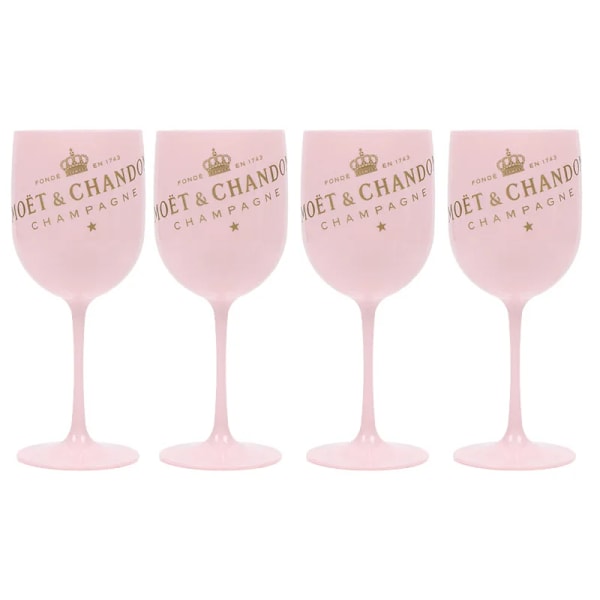 500 ml Moët Champagneflöjter Glas Plast Akryl Champagne Glas Vinglas
