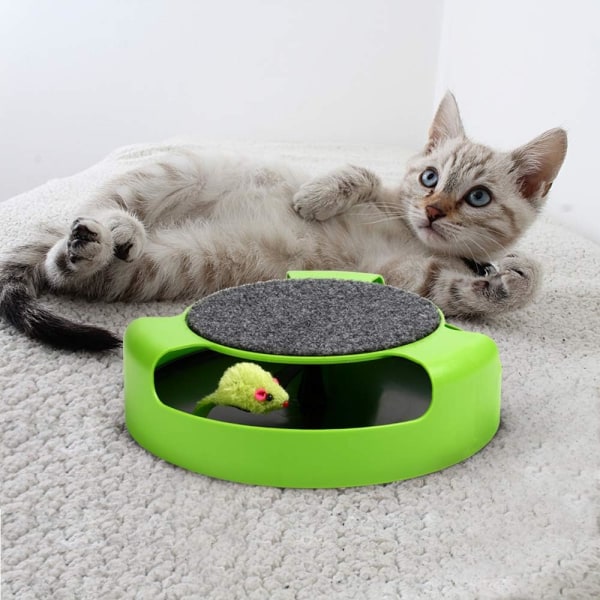 Mouse Catching Toy, interaktiv katteleke med utskiftbar