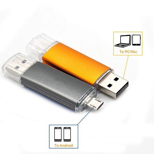 CDQ USB A USB-minne Höghastighets OTG Minne A2 64GB