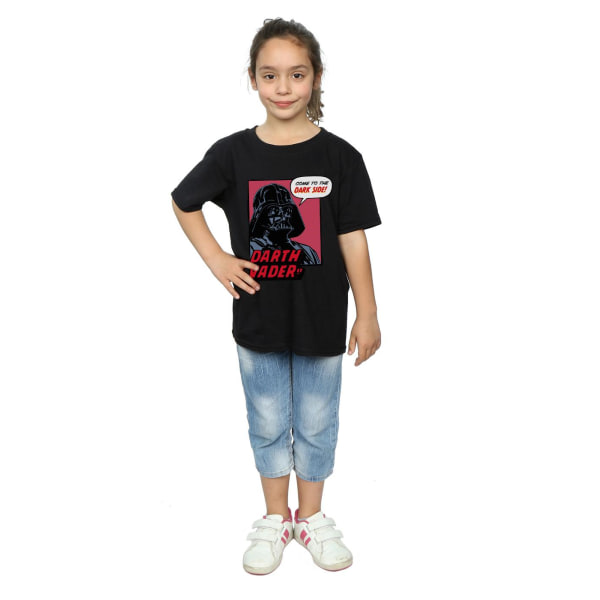 Star Wars Girls Come to The Dark Side T-shirt i bomull 12-13 år Svart 12-13 år