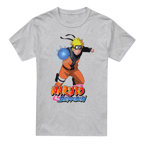 Naruto: Shippuden T-skjorte for menn S Sportsgrå S