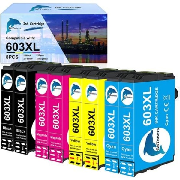 Kompatibel patron til Epson 603 XL 603XL blæk til XP-2100 XP-2105 XP-2150 XP-2155 XP-3100 XP-3105 XP-3150 XP-4100 XP-4105 XP-4150 WF-2810