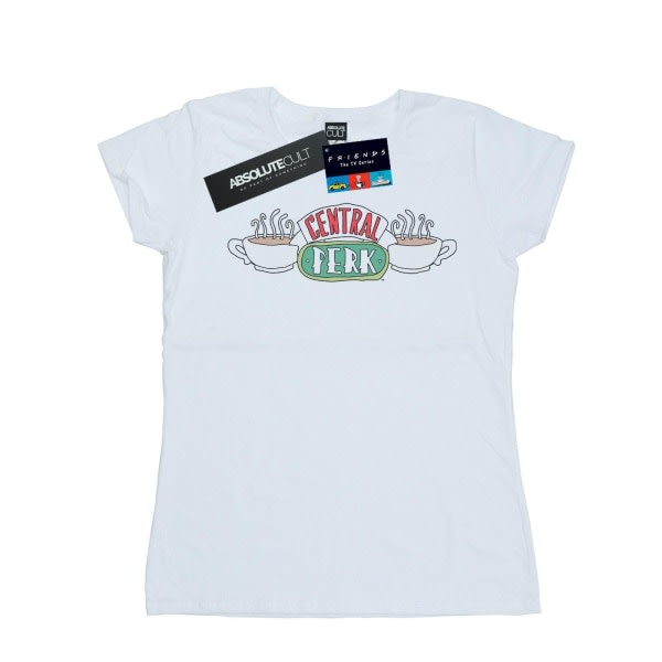 Venner Kvinner/Kvinner Central Perk Sketch T-skjorte i bomull S Hvit Hvit S
