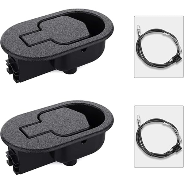 2-pak Recliner Reservedele, Holdbar Recliner Frigivelseshåndtag - 120mm