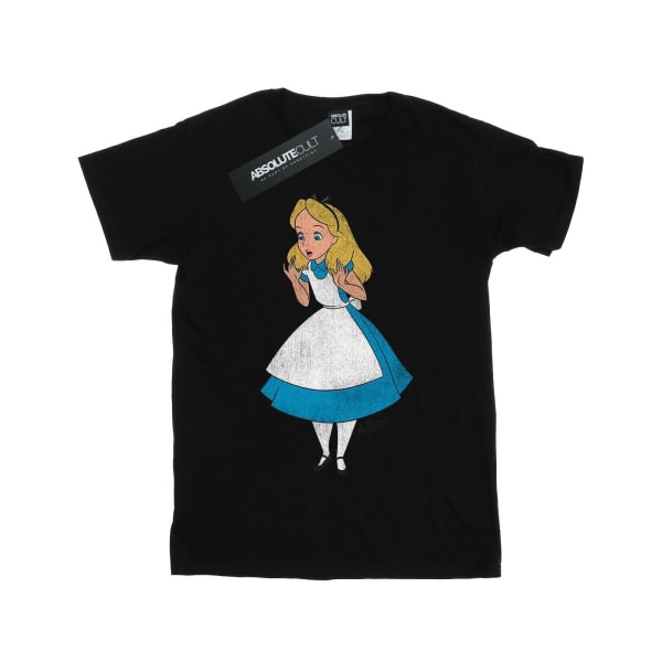 Alice In Wonderland Girls Classic T-skjorte i bomull 12-13 år Bl Svart 12-13 år