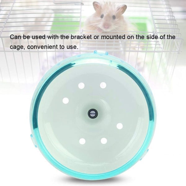 Hamster Running Wheel Plast Silent Roller Träningslöpning
