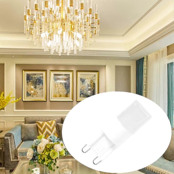 10-pack G9 LED-lampor 1W varmvit 3500K, hög ljusstyrka-FF-