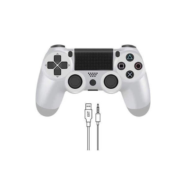 PS4-ohjain DoubleShock Langaton white 290