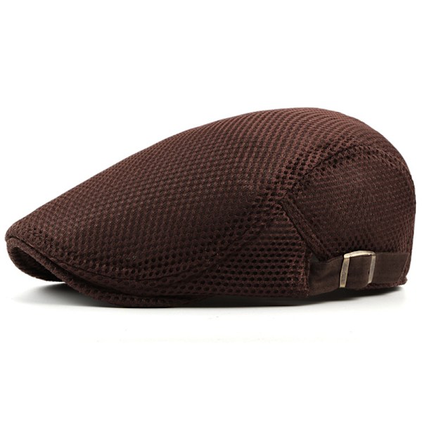 Män Newsboy Gatsby Cap Hatter Kjøring Flat Basker Casual Utendørs coffee