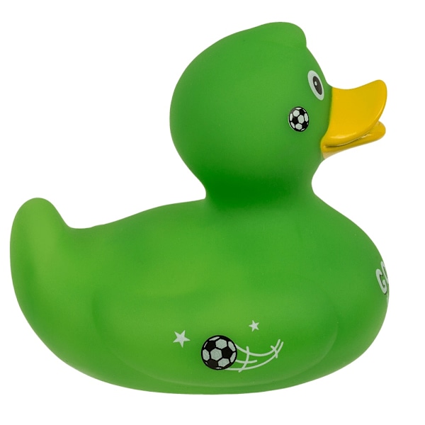 Badanka / Pipande Gummianka - Badleksak Flerfärgad MultiColor Fotboll Anka