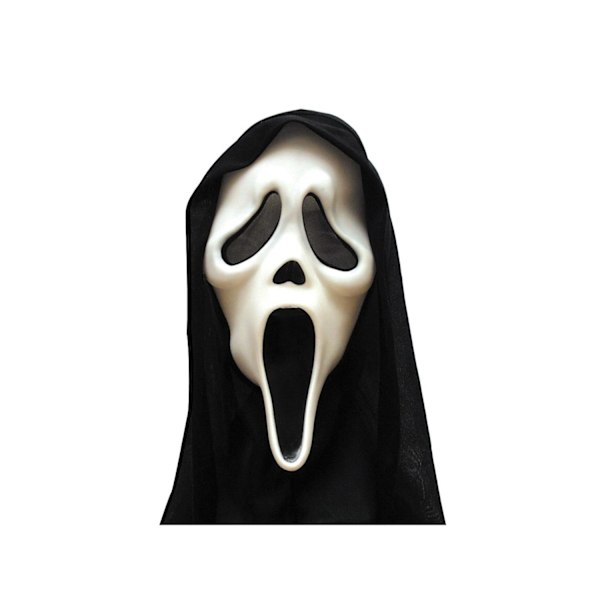 Scream-naamio Maskeraadi Halloween Lisensoitu Musta one size black