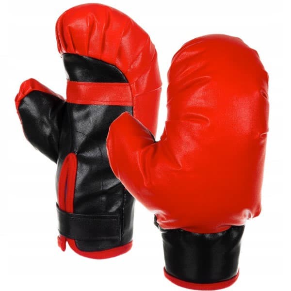 IC Boxningsboll med Boxningshandskar för Barn Röd-XF27-