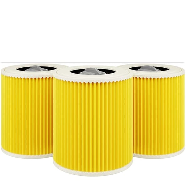 3x filterpatron støvsugerfilter for Kärcher WD3 Premium-FF-