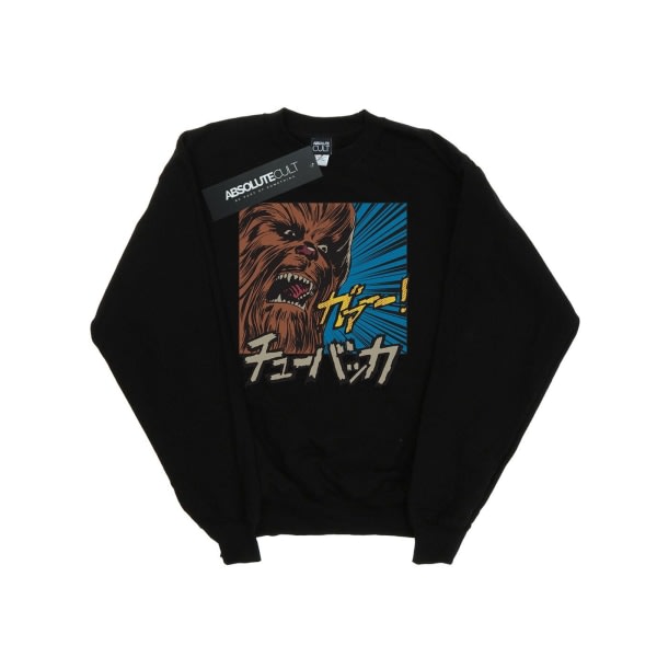 Star Wars Dame/Dame Chewbacca Roar Pop Art Sweatshirt XXL B Sort XXL