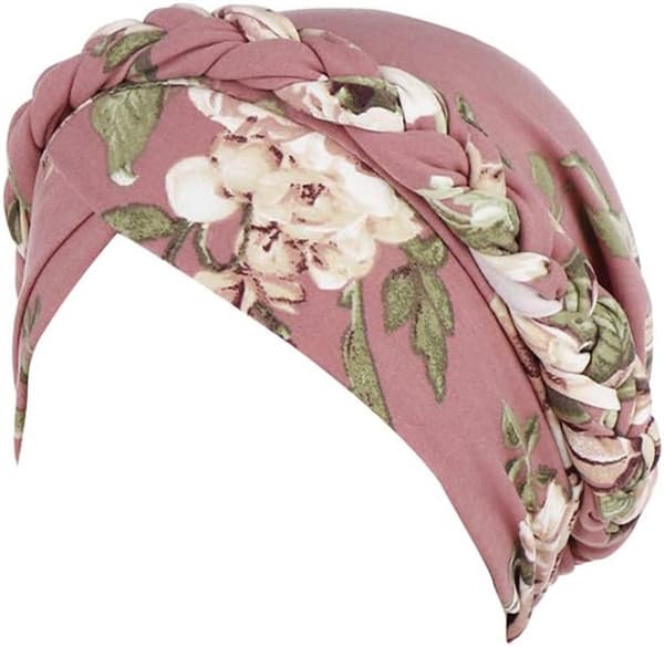 Blomstret hodeplagg turban elastisk for kvinner kjemoterapi hodeplagg hijab muslimsk