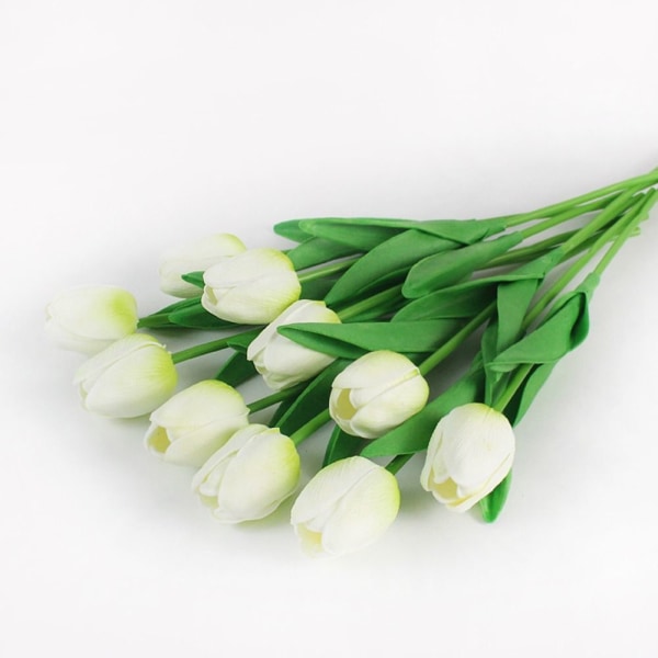 Kunstige Blomster Silketulipaner GRØN-XF3-